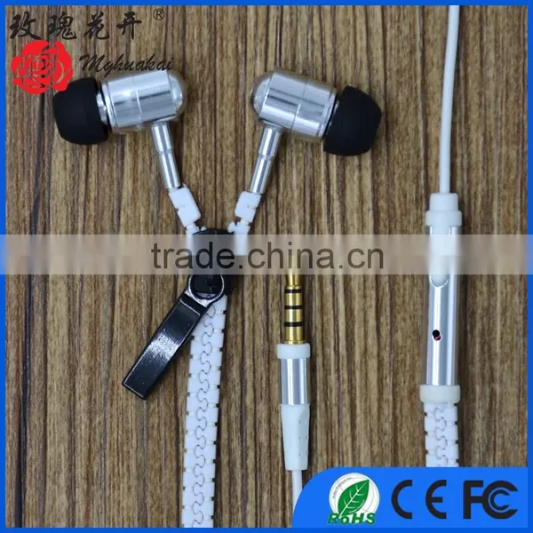 Hot 2016 Fashion Cheap Headset With Mic Zipper Headset With Mic Headset USD1 photo-3