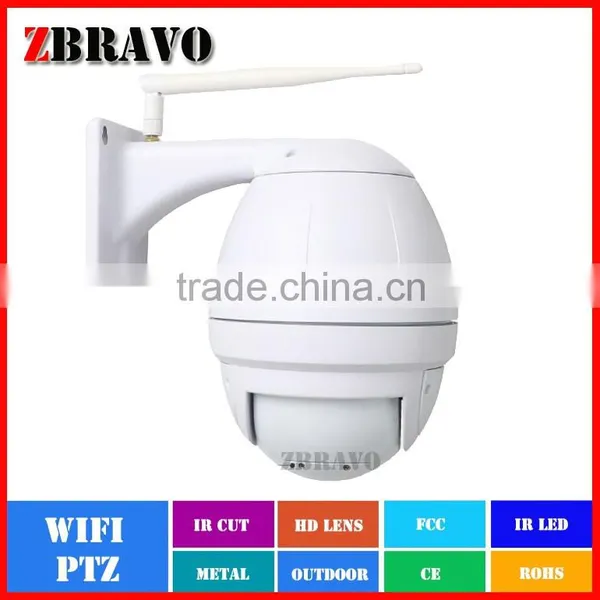 WIFI POE Camera 1.0MP 1.3MP 2.0MP Wireless Mini PTZ Dome Camera Pan/Tilt/Zoom Support Alarm,SD Card,Audio photo-5