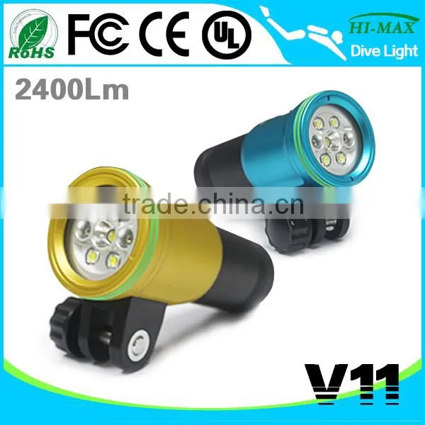Scuba Torch 32650 Video Diving Light With Ball Head Stand ,up to 100M photo-5