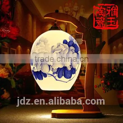 Artistical Ceramic Bamboo Home Lighting Table Lamp photo-6