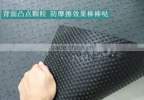 6mm 9mm 12mm Black Rubber Mat , Rubber Sheet Roll Manufacturer photo-2