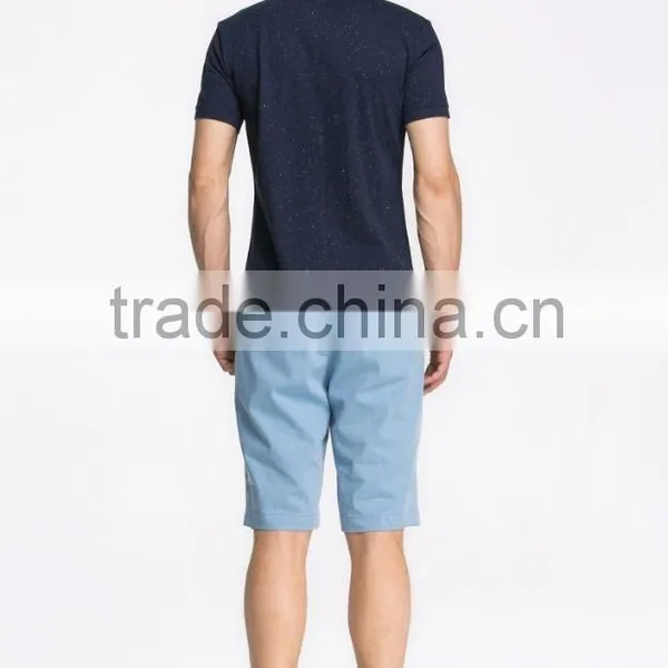 Men's Casual Business Starry Sky Design Cotton POLO T Shirt photo-3