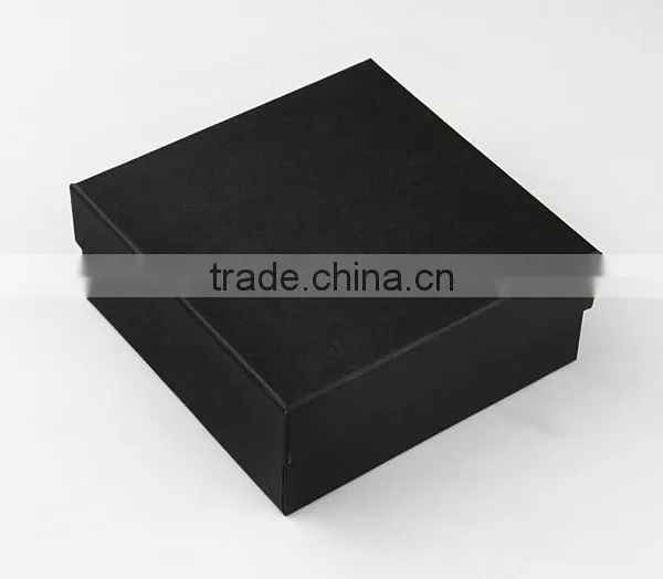 Custom Grey Board Hat Box Black Paper Box for Gift photo-3
