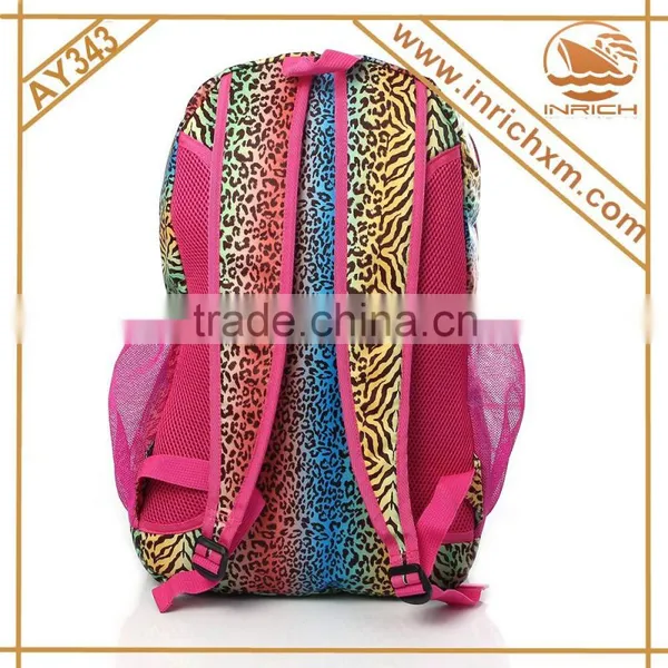 Fashion Leopard School Backpack,Satchel,Sexy Girls School Bag photo-3