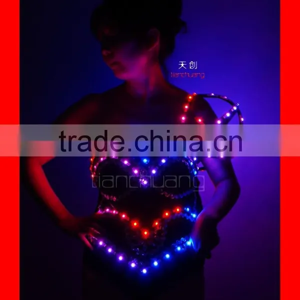 Remote Control Big Girl LED Sexy Night Club Wear photo-4