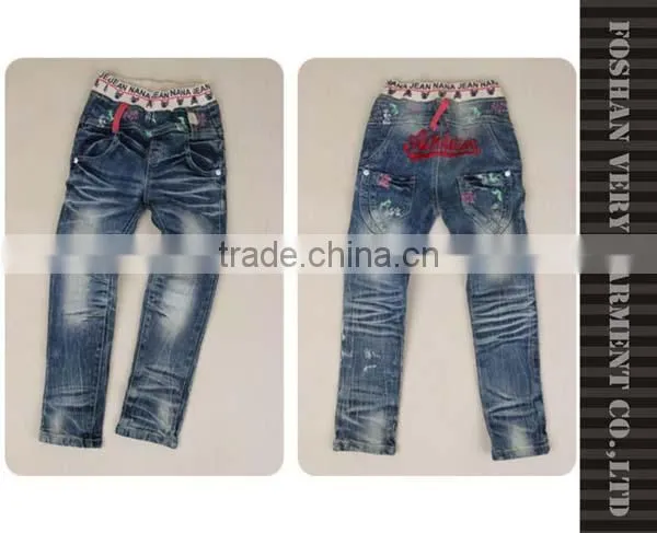 Wholesale Kids Jeans American Fashion Design Children Denim Clothes