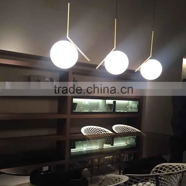 Europe Style Lamp Glass Iron Material Lighting Pendant Light photo-4