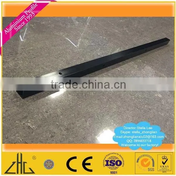 Wow!! Aluminium Cnc Extrusion Profile Manufacturer/aluminium Profile Cnc Factory/color Anodized Aluminium Door Frame With Holes photo-3