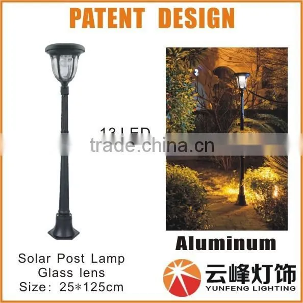 Aluminum High Lumen 13 LED Solar Gate Post Light Solar Gate Lights Solar Wall Top Lamp photo-4