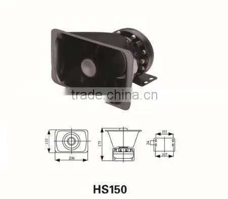 HS-150 150W ABS Neodyminum Driver Speakers for Alarm Siren