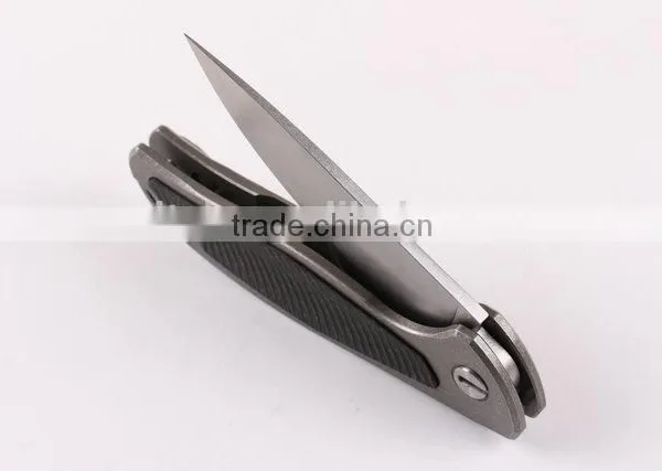 OEM Carbon Handle Folding Knife With D2 Blades photo-3