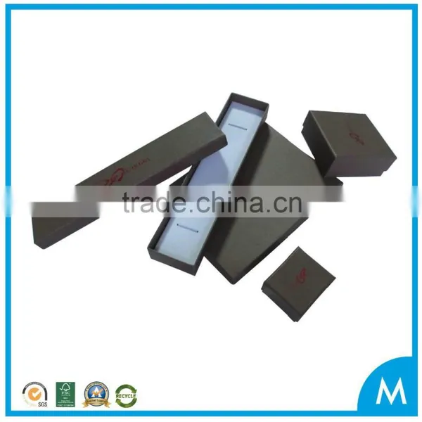 Luxury Packaging Box Necklace Jewellery Box Lid and Base Box With Foam Insert and Spot UV for the Logo photo-3