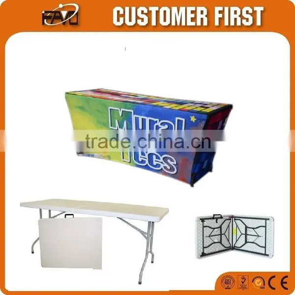 Printed Custom Logo Fitted Table Cover