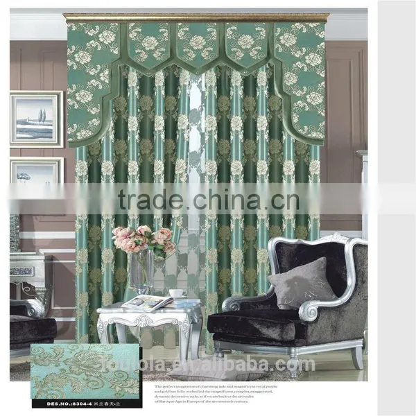 European Jacquard Fabric for Curtain New Curtain Designs photo-4