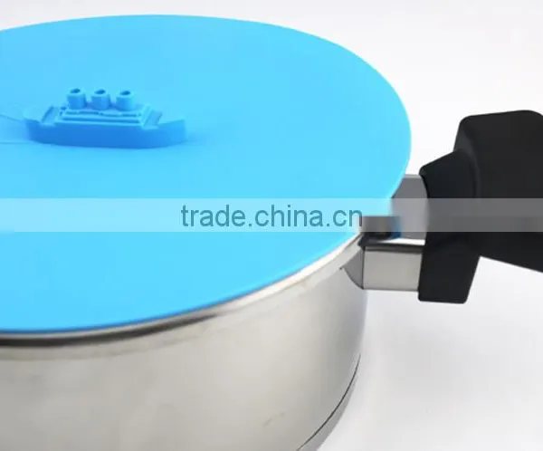 Cooking Tool Silicone Pan Lid Boil Over Spill Stopper Pot Lid photo-5