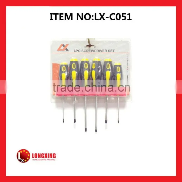 Factory Supply Best Selling Promotion 6 Pcs Multi-function Screwdrivers Set LX-c005