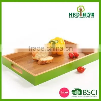 Eco-friendly Wooden Tea Tray/wooden Coffee Serving Tray Wholesale photo-5