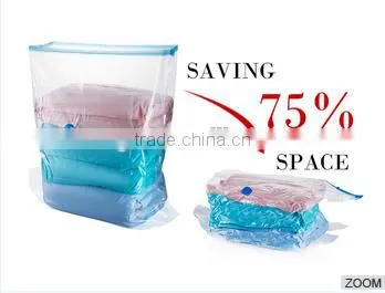 Compressed 75% Space Air Lock Cube Vacuum Compression Bag photo-2