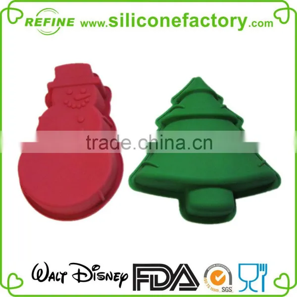 Disney Audit Factory for Silicone Christmas Cake Mould in Snowman Shape photo-3