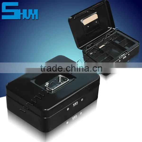 Portable Safe Box With Key Lock Can be Cash Box
