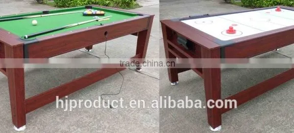 Household 5' Factory Promotion Classic Stylish 2 in 1 Game Table With Cheaper Price. Air Hockey Table, Pool Table photo-2