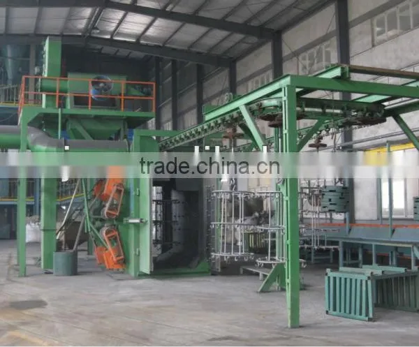 Overhead Conveyor Suspended Chain Type Shot Blasting Machine SXQ386-8 To Blast Welding Parts photo-3