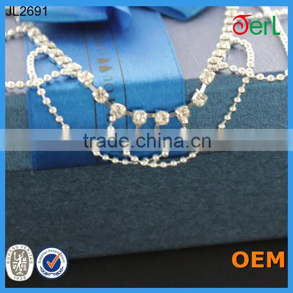 Crystal Cupchain Rhinestone Color Cup Chain for Women Rhinestone Necklace Chain photo-4