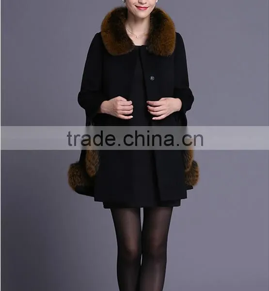 Women 100% Cashmere Winter Coat photo-5