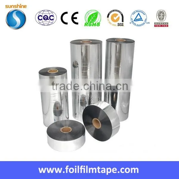 Flexible Insulation Film Aluminum PET Laminate Tape for Flexible Air Duct Materials