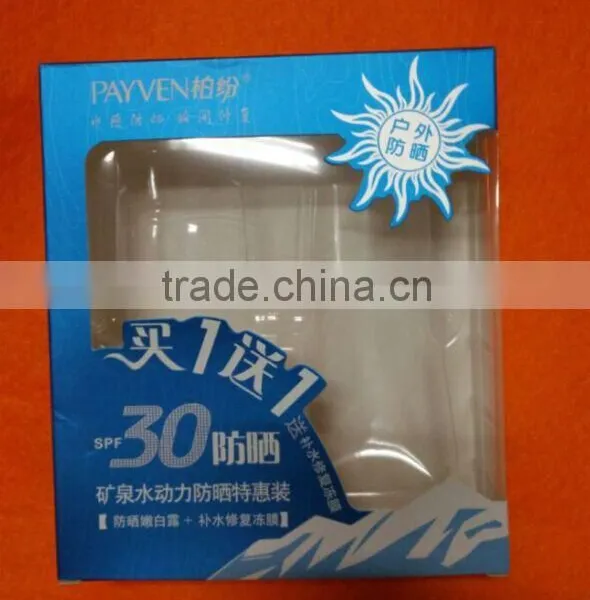 2015 Customized Clear Plastic Cosmetic Blister Insert Box photo-3