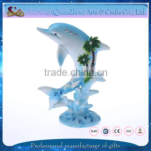 Fashion Wholesale Dolphin Resin Craft Souvenir Gift