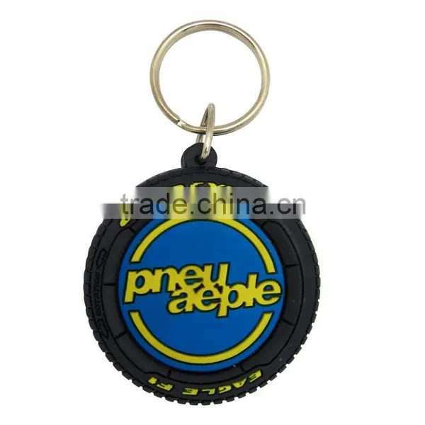Custom 3d Soft Pvc Keychain Key Chain / Soft Rubber Keychains / Silicone Keyring