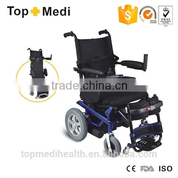 Single Controller for Both Driving and Seat Lifting Stand up Electric Wheelchair photo-5