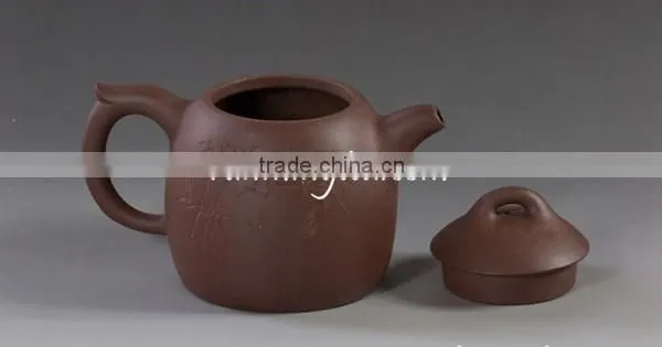Word Engraved Handmade Yixing Tea Pot photo-4