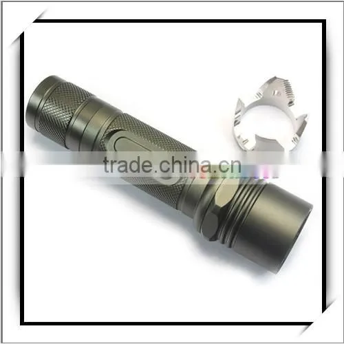 WF-503B 5 Mode Q5 Aluminum LED Flashlight Torch Black photo-2