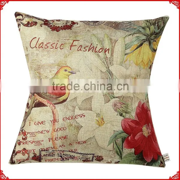Custom Printing Accept Nature Linen Material Car Seat Cushion ,seat Cushion Cover photo-3