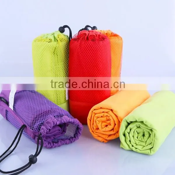Sports Towel 70x130cm Larger Size Microfiber Swimming Travel Gym Towel With Bag photo-2