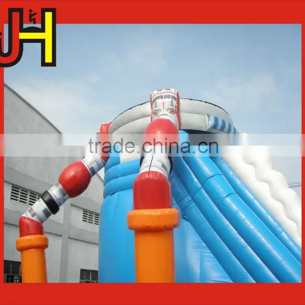 Hot Sale Popular Inflatable UFO Alien Invasion Large Inflatable Bouncy Slide photo-6