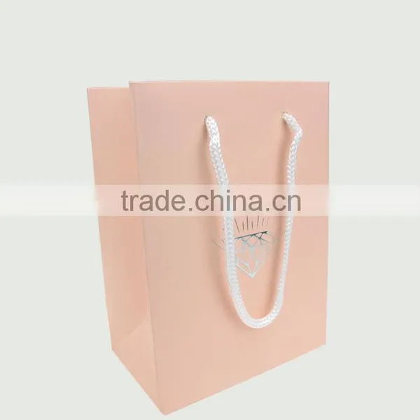 Wholesale Shopping Bags of Various Sizes, Pink Coated Paper Bag photo-3