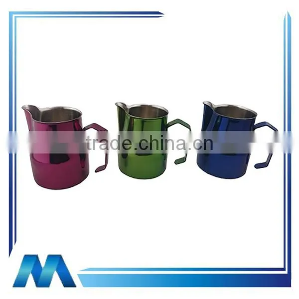 Colorful Stainless Steel Milk Jug, Italy Cup, Coffee Jug photo-6