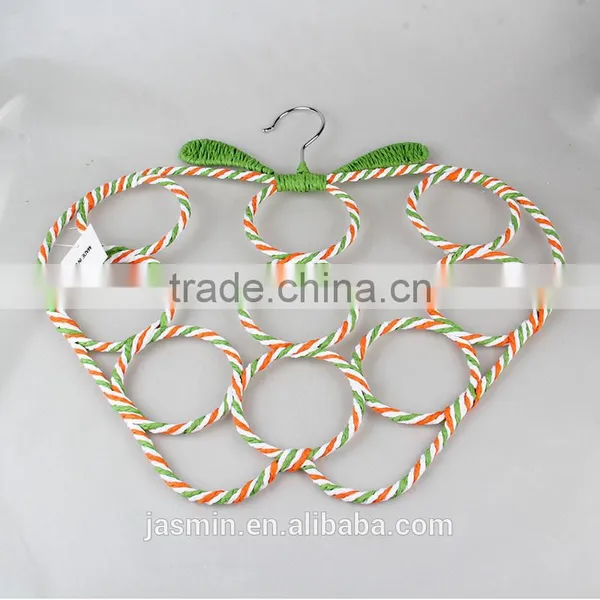 2016 NEW Style Apple-shaped Circle Made of Paper 9 Scarves Scarf Hanger Racks for Women Scarf Holder photo-3