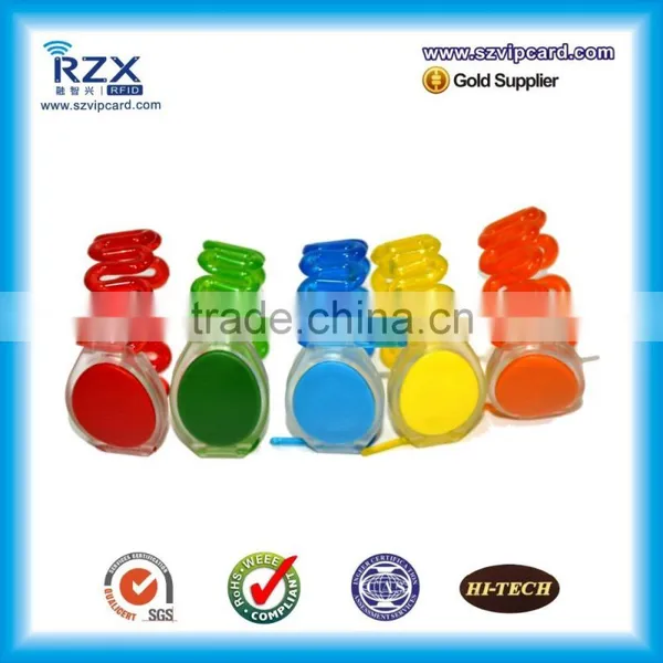 Full Color ABS ISO14443A Chip Passive 13.56Mhz Wristband photo-2