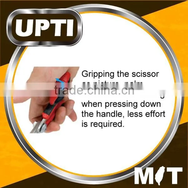 Taiwan Made High Quality Bi-Material Multi-Purpose Electrician's Shears Wire-Cutting Shear photo-3