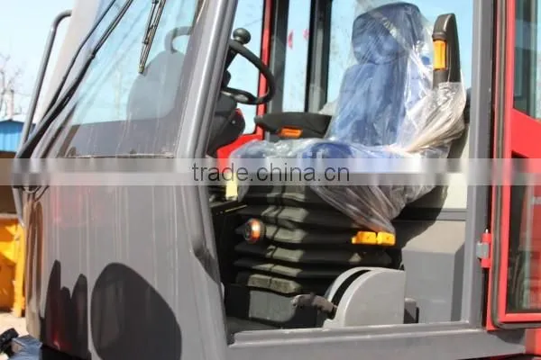 1 Ton Articulated Mini Loader for Sale With Hydraulic Transmission and Electric Joystick photo-6
