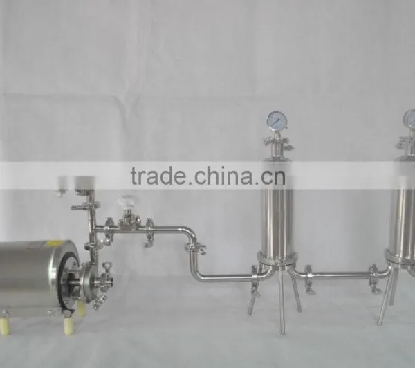 Sanitary Ss304 Polypropylene Microporous Membrane Filter With Pleated Filter Element photo-6