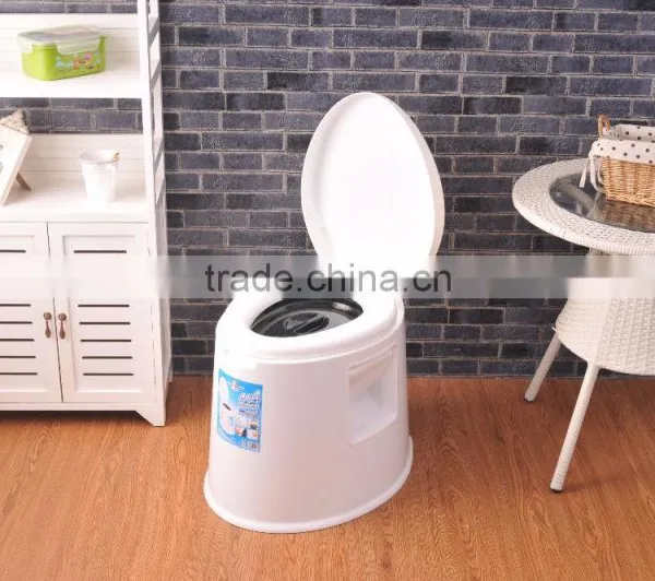 Plastic Movable Mobile Toilet for The Disable Elder Pragnent Women photo-2