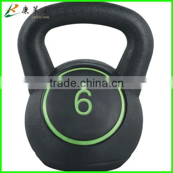 Sand and Concrete Filled Vinyl Kettle Bell Set photo-3