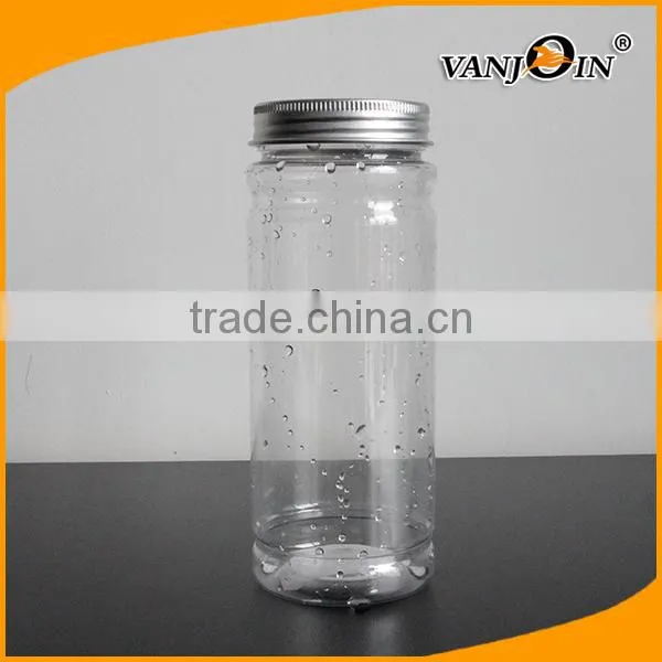 Empty Food Grade Plastic Food Storage Jars 330ml With Aluminum Cap photo-4