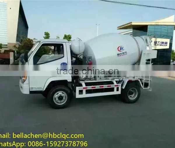 6 Wheels 2.5 Cubic Meters Mini Concrete Mix Truck photo-4