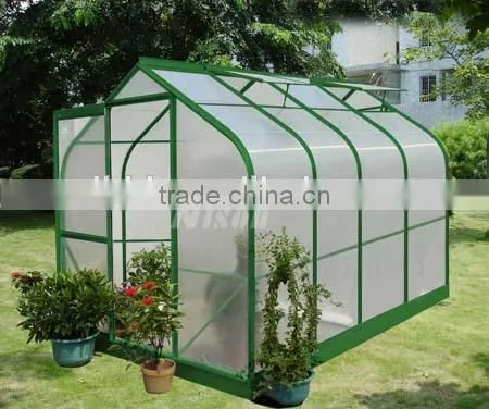 PC Sheet Covered Small Garden Greenhouse For Flowers Growing photo-2